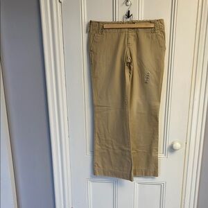 Abercrombie & Fitch Tan Wide Leg Pants